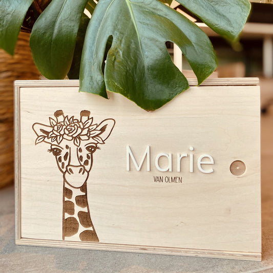 Houten memorybox op maat