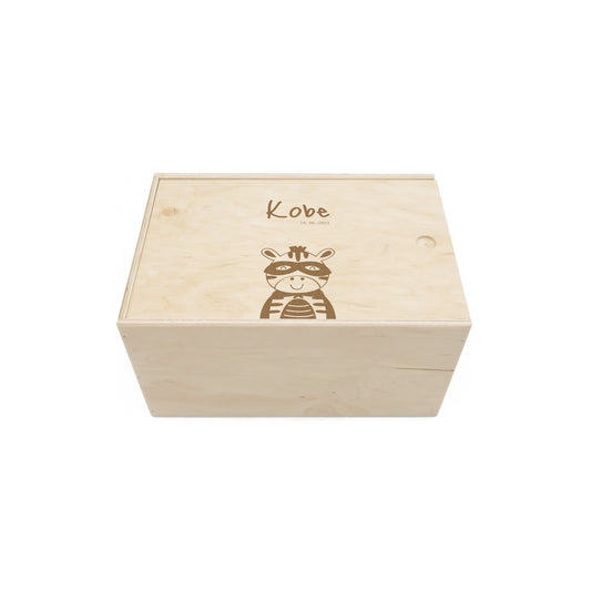 Houten memorybox superhelden